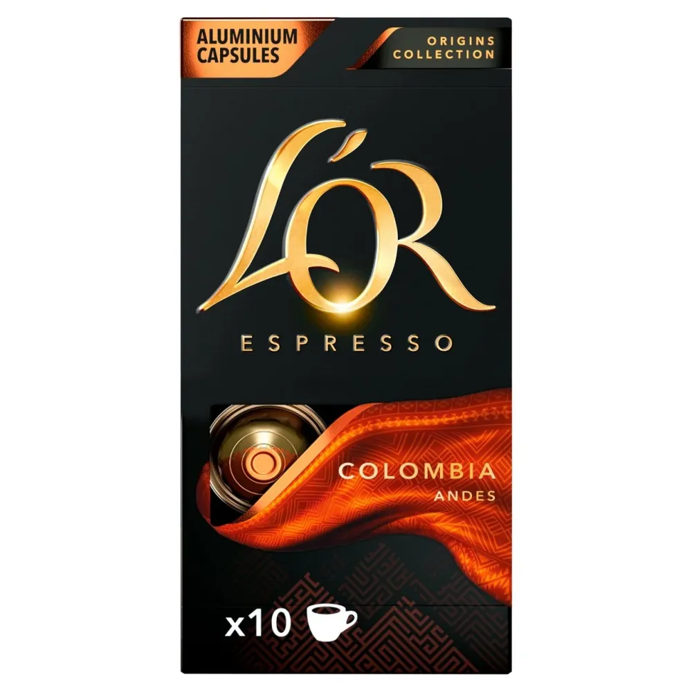 L'or Origins Kolumbien Intensität 10 pro Pack
