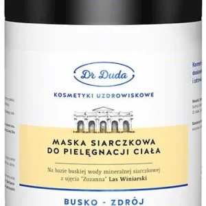 Maske mit Schwefel Duda 500G Verhindert Wundliegen