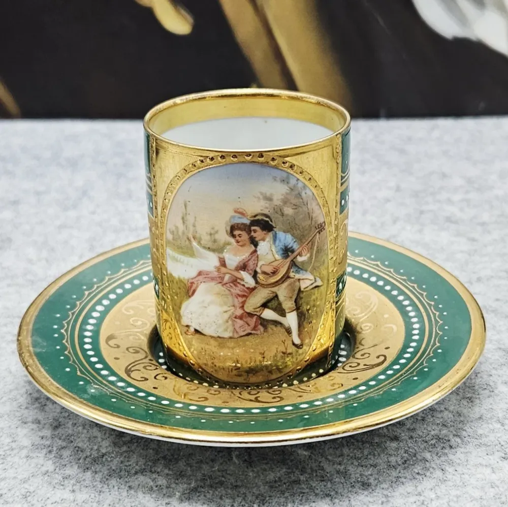 Royal Vienna Porzellan Espresso Kaffeebecher (60 ml)