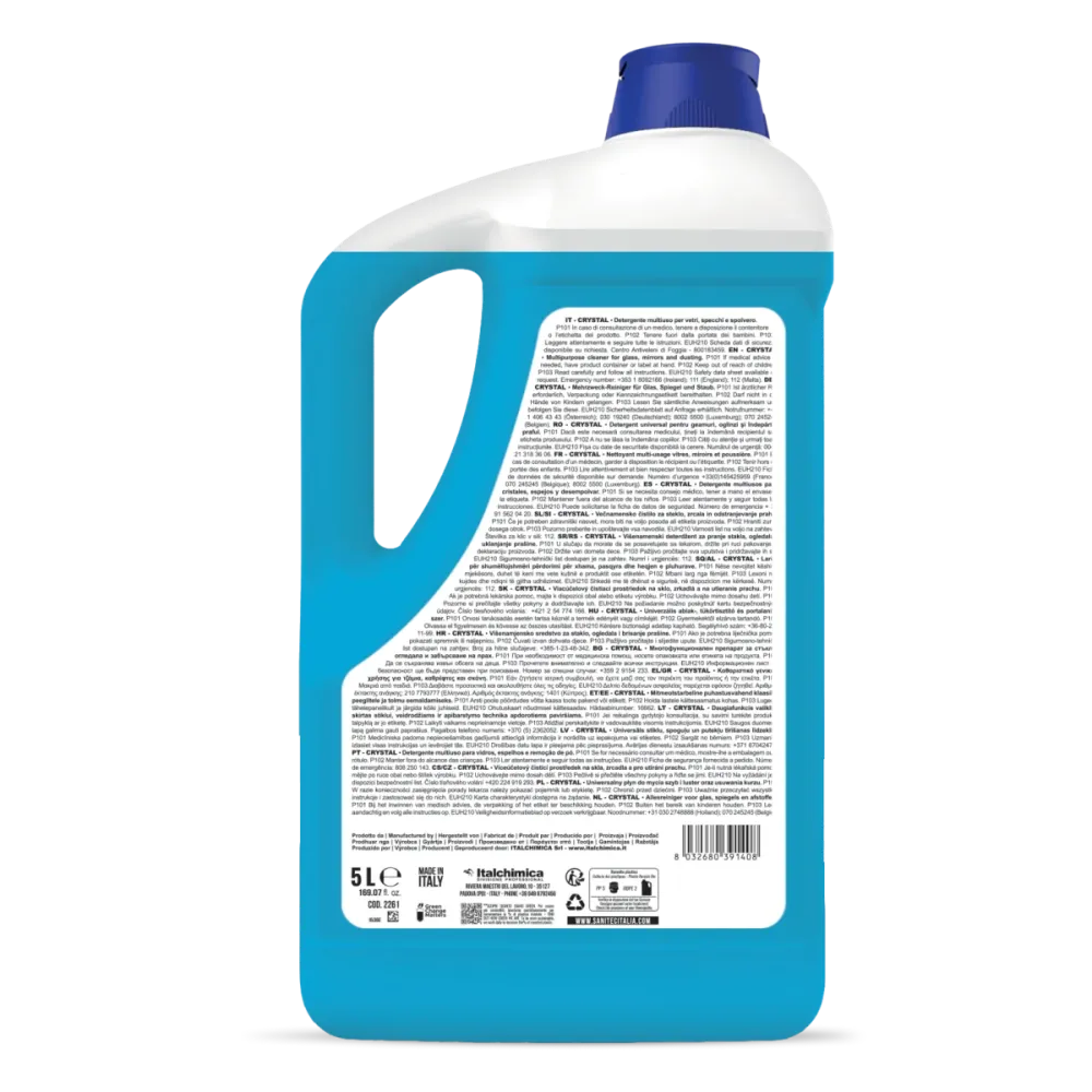 Sanitec Crystal Mehrzweck-Glas- und Staubreiniger 5 Liter
