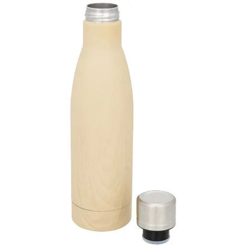 Vasa Kupfer-Vakuum Isolierflasche Holzoptik, 500 ml