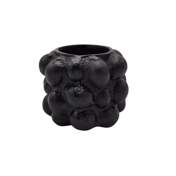 ADC Vase Zitrone Schwarz