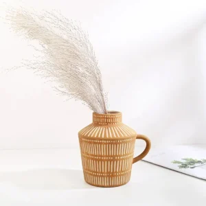 Antike griechische Terrakotta-Keramikvase 14 cm