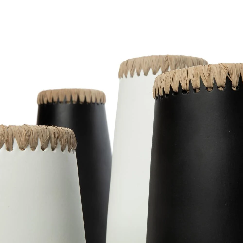 Bazar Bizarre Die hinterhältige Vase-Weiß Natur-L