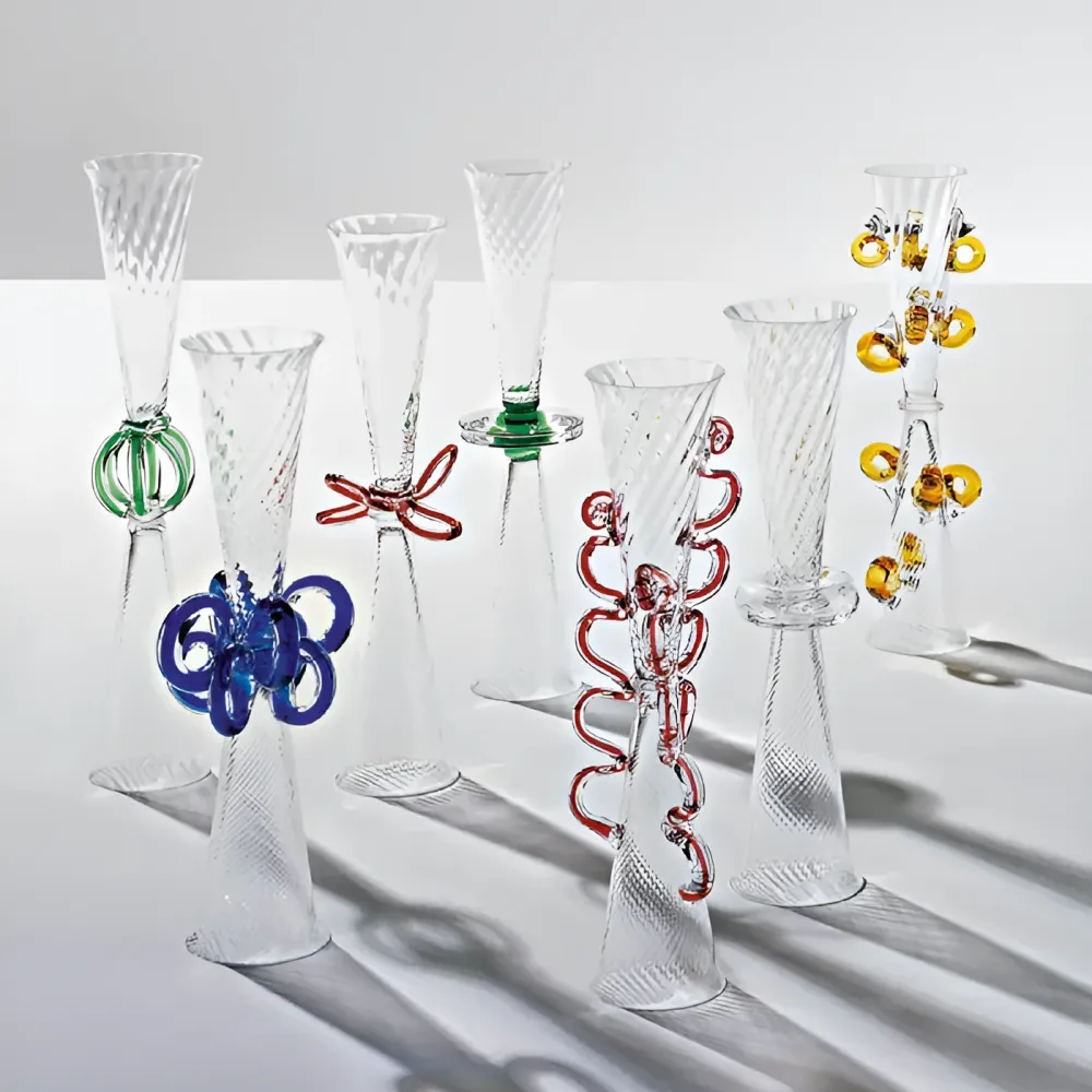 BIBI Vase I mundgeblasenes Glas