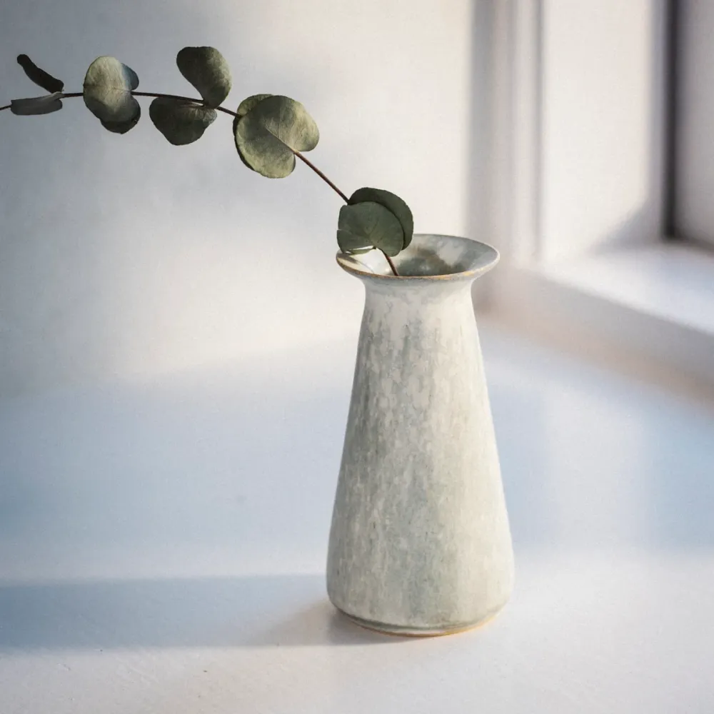 Bisui Ishikawa, Vase, jap. Keramik, mint