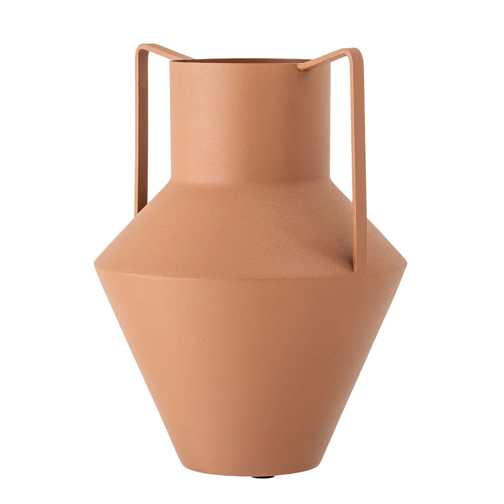 Blooming ville Iola Vase, Braun, Metall