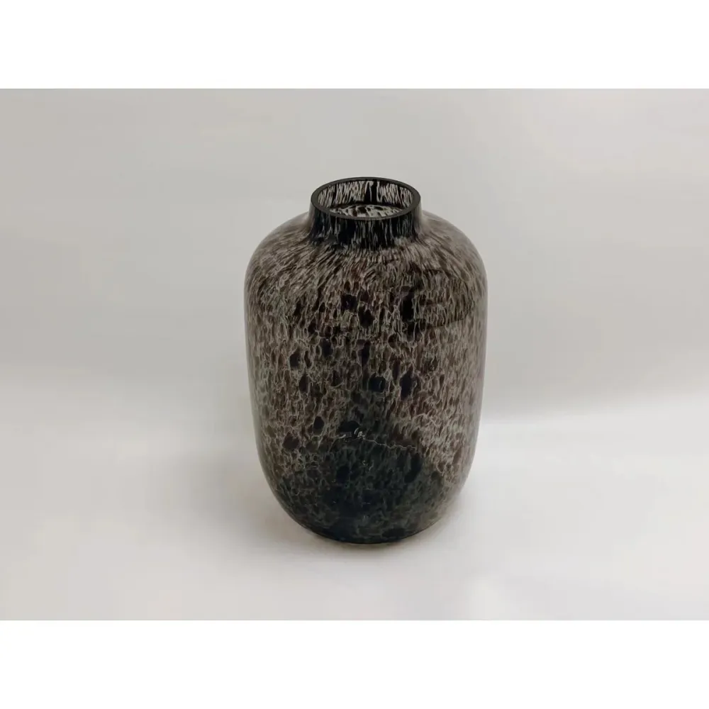 Cheetah Vase Smoke Medium