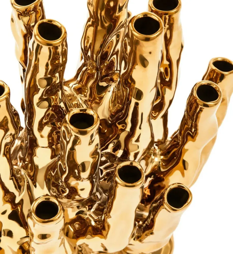 CORAL 20-TULPEN Vase gold