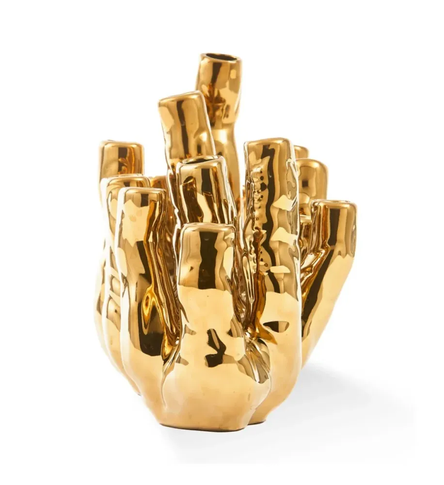 CORAL REEF Vase Gold