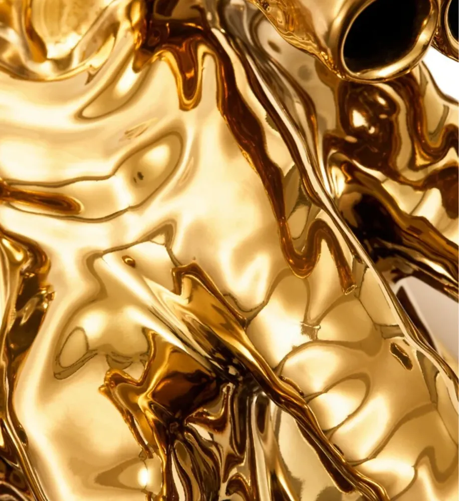 CORAL REEF Vase Gold