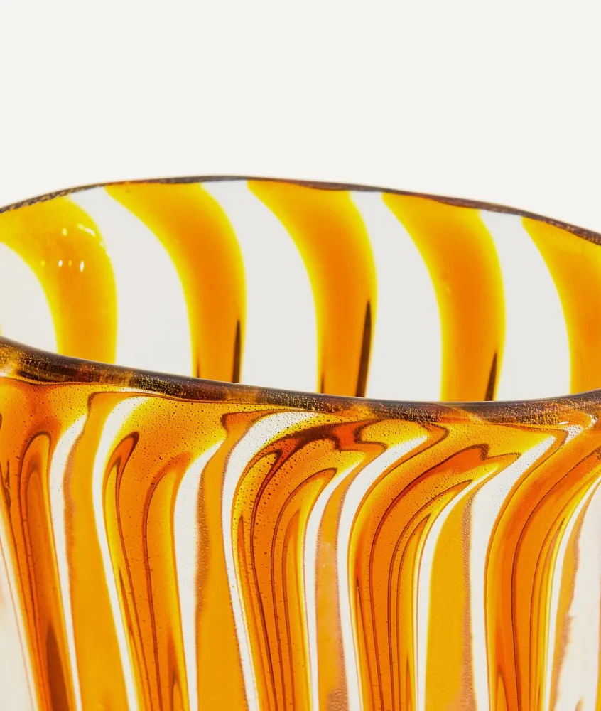 Crystal Vase Murano Glass