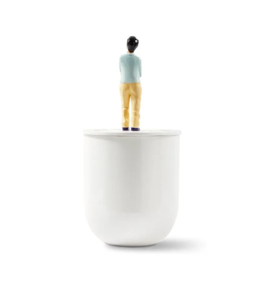 DAY DREAM Vase aus weißer Keramik