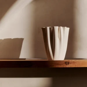 Dedali Vase - Medium - Off-White