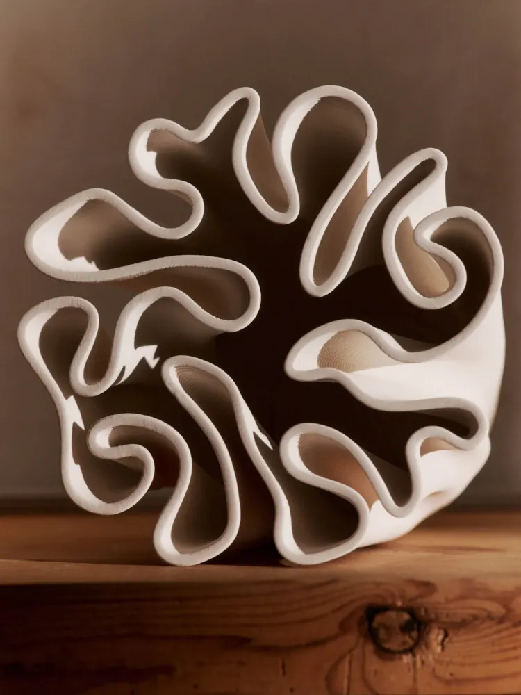 Dedali Vase - Medium - Off-White