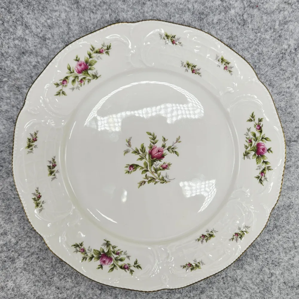 Der erstaunliche Rosenthal. Klassische Rose Sammlung" Creme Porzellanteller (20 cm)