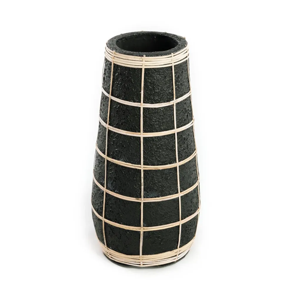 Die süße Vase - Schwarz Natur - L