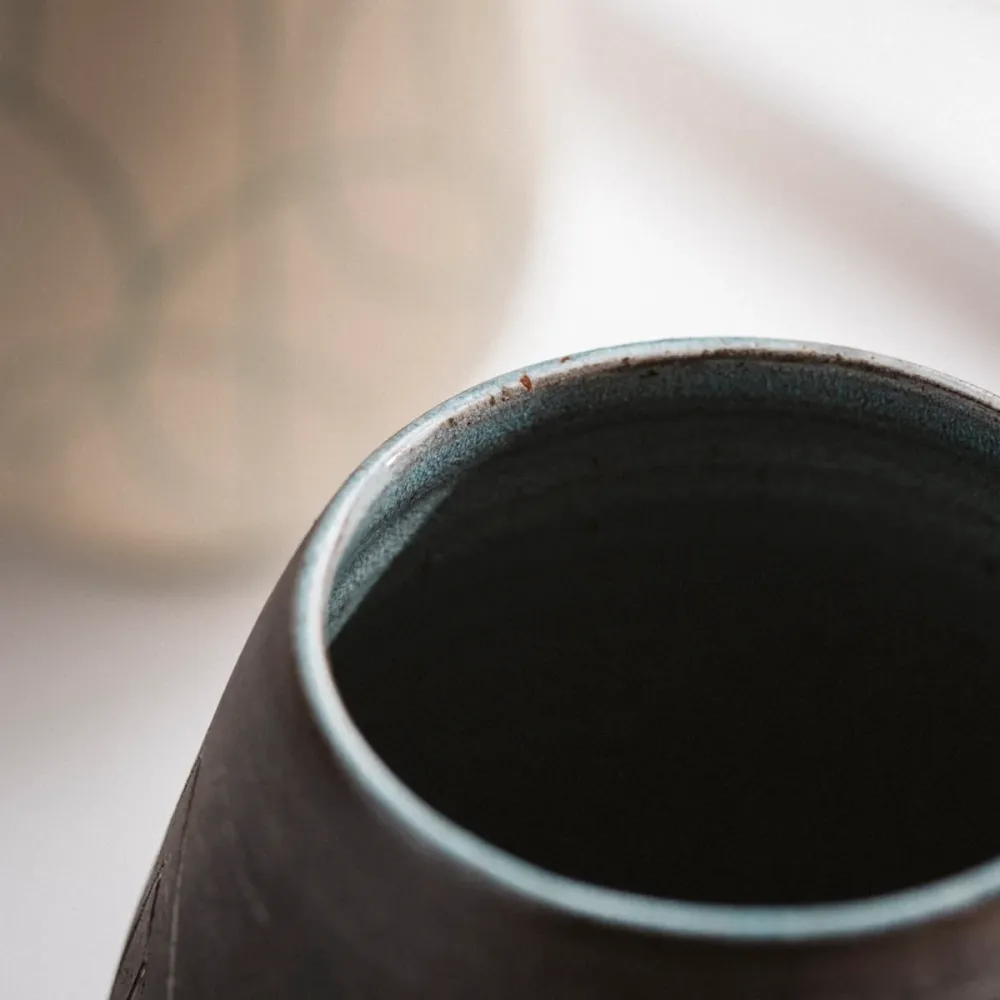 Elina Martian, Vase, Steinzeug Keramik, 21cm