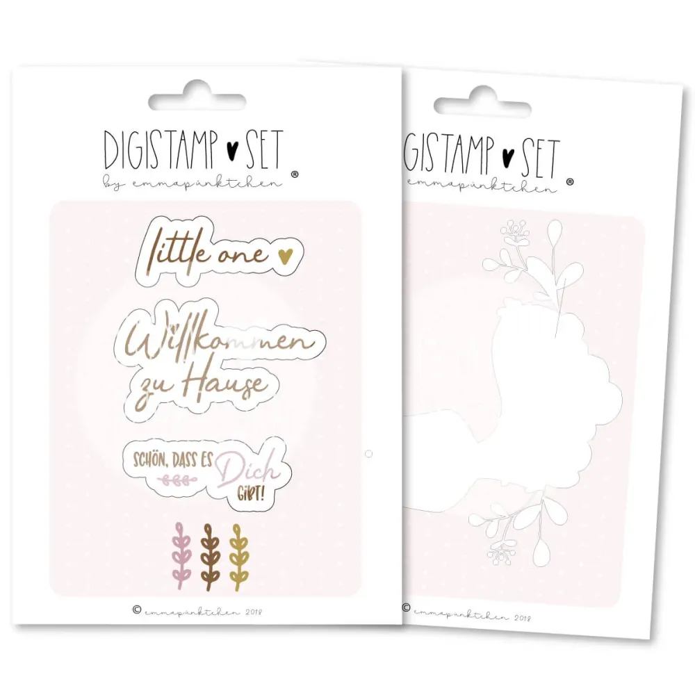emmapünktchen ® DigiStamp - Reh Flora