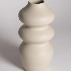 Flow Off White Decorative Vase