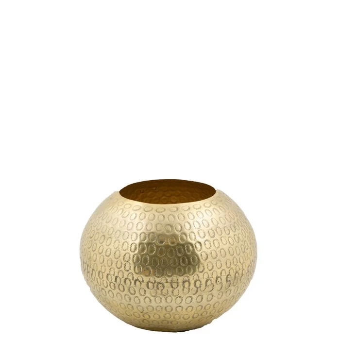 Frau Bloom - Vase 'Ancona' (M, Gold)