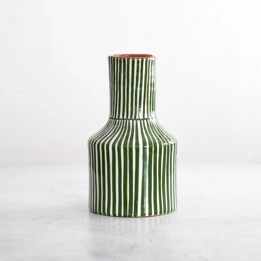 Garafe große Vase Grün