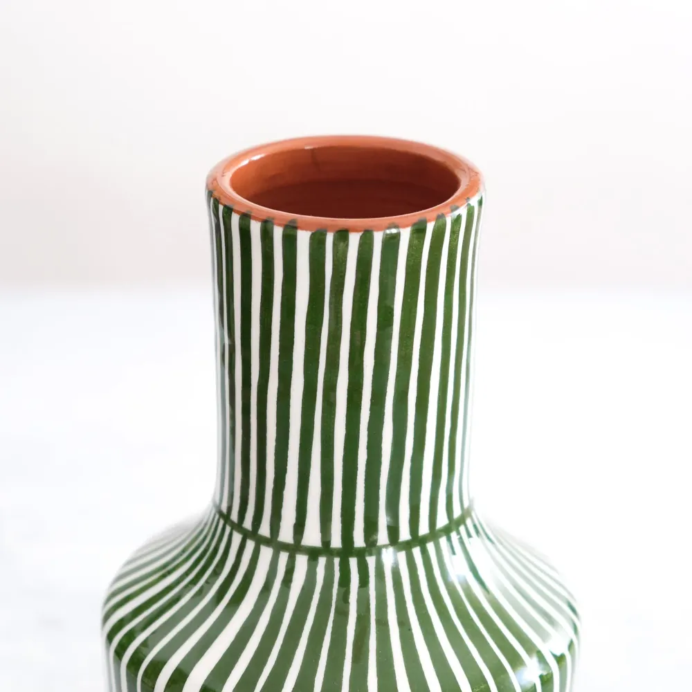 Garafe große Vase Grün