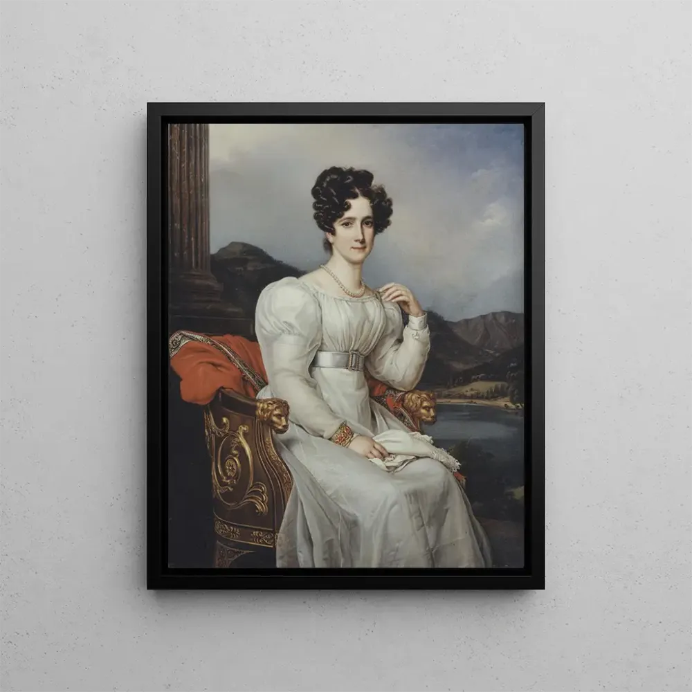 Gemälde Fredrika Dorotea Vilhelmina (1781 - 1826), Königin von Schweden - Joseph Karl Stieler | Kunstdruck