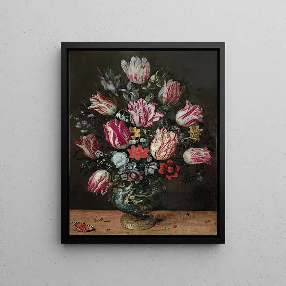Gemälde Vase mit Tulpen - Andries Daniels | Kunstdruck