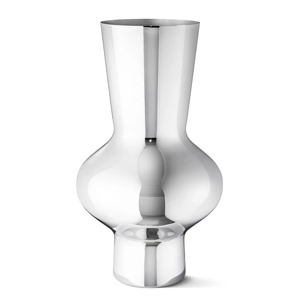 Georg Jensen - Alfredo Vase Edelstahl