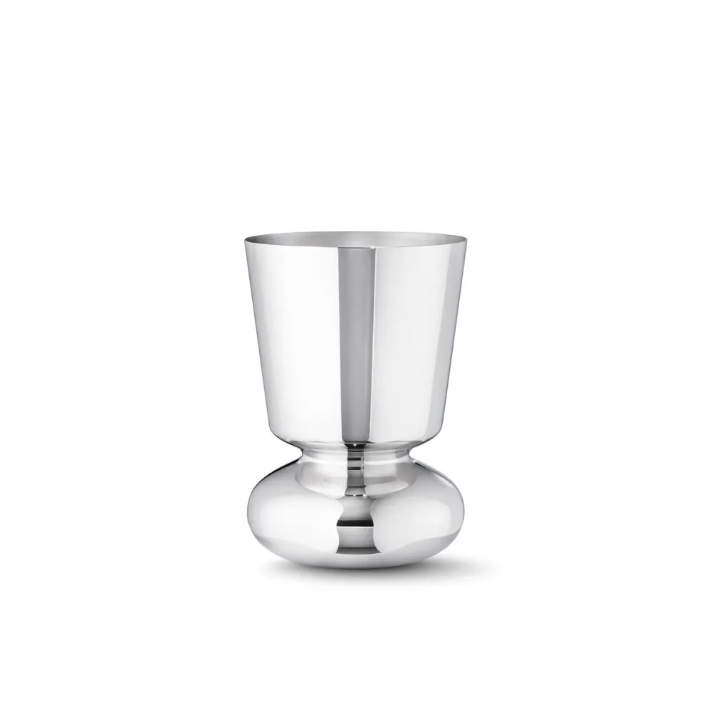 Georg Jensen - Alfredo Vase Edelstahl