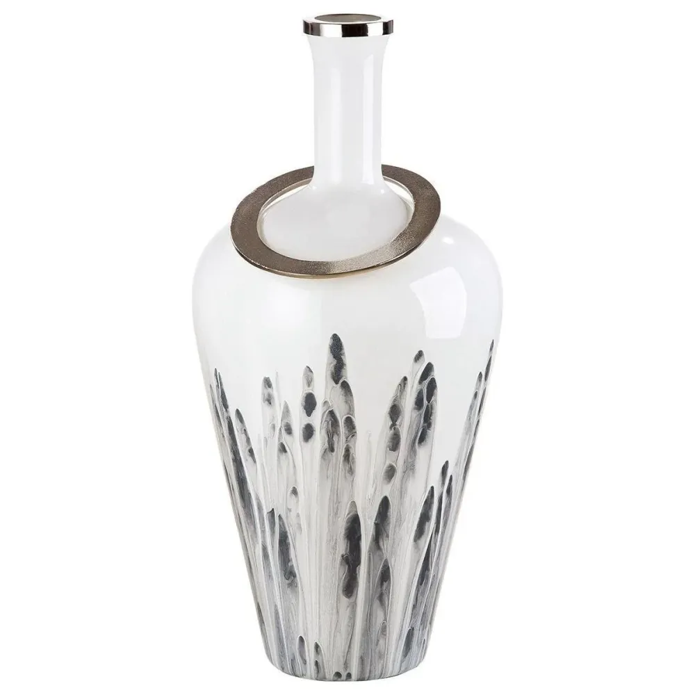 Glas Vase "Statuario" 67 cm hoch