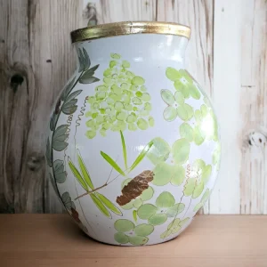 Handbemalte Vase, entworfen von Tanja Diederen