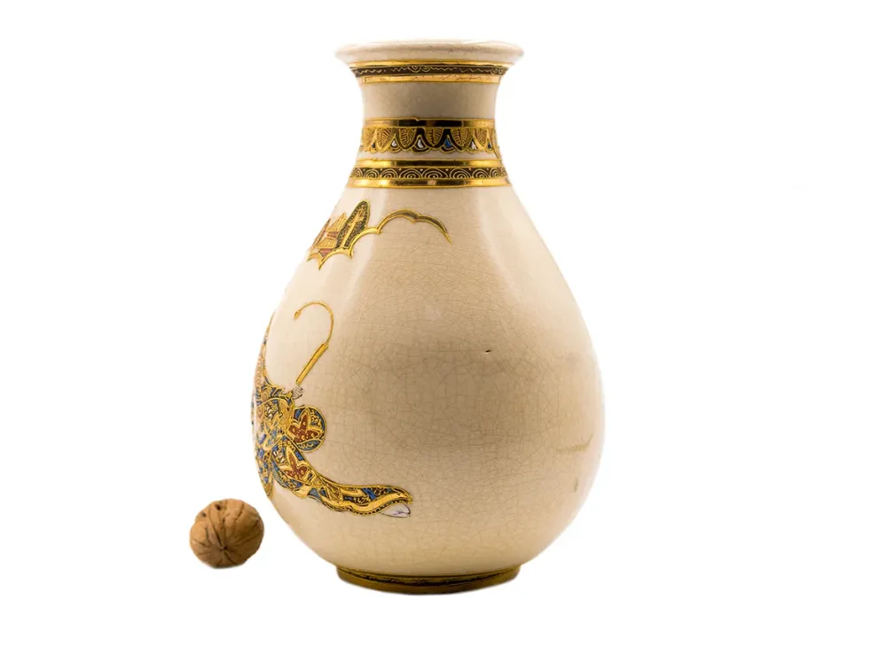 Japanische handbemalte Vintage-Vase #90324