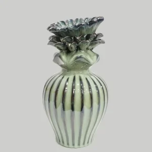 Keramik Vase Ananas Ø 17 x 32,5cm