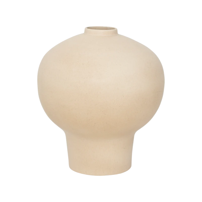 Keramikw vase AMA cremefarben