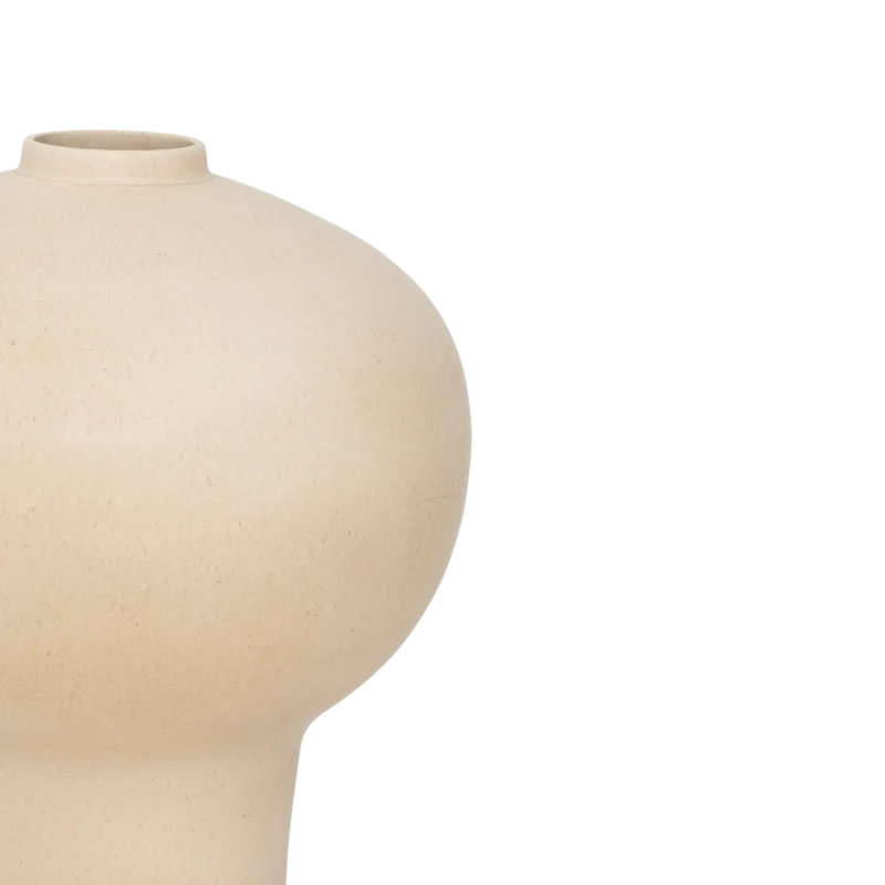 Keramikw vase AMA cremefarben