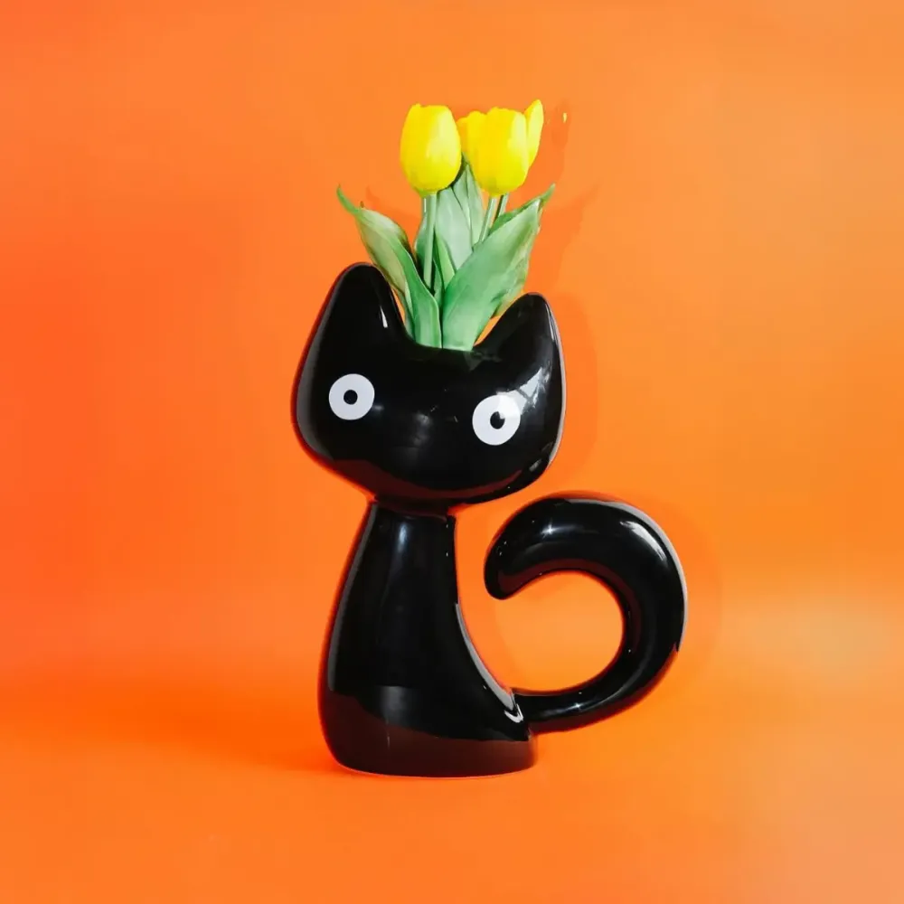 KRITTERS DALILA Vase schwarz
