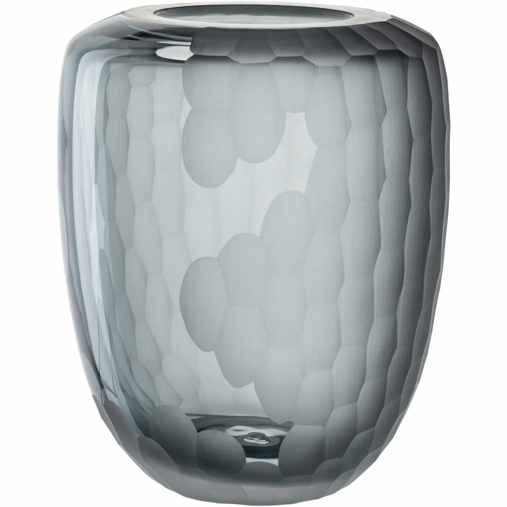 Leonardo Vase Bellagio, Blumenvase, Dekovase, Glas, Anthrazit, 22 cm, 036448