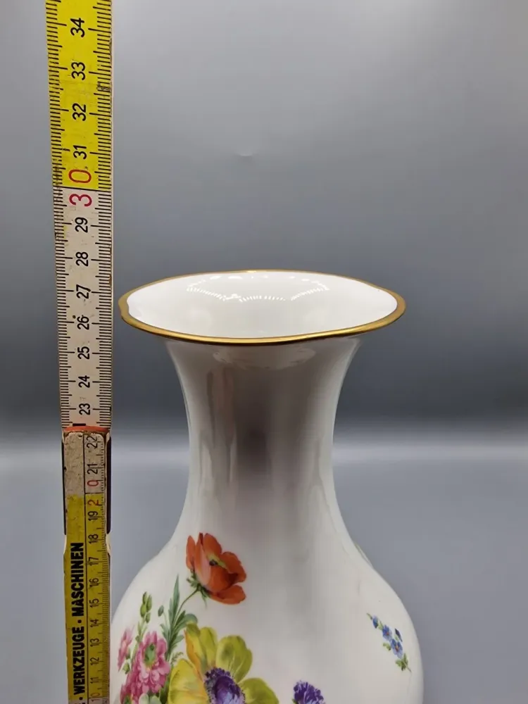Lindner Porzellan Vase 99/26 419 27cm Hoch Deko Sammlerobjekt