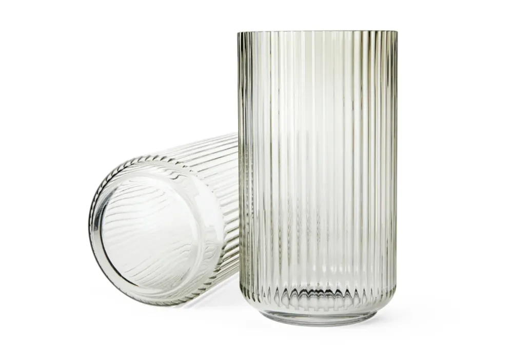 Lyngby Vase smoke 31cm