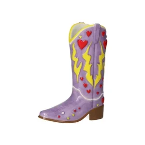 Mignon, Vase, Cowboystiefel, lila