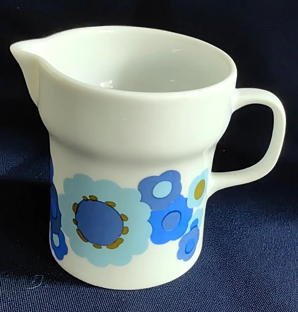 MILCHKÄNNCHEN - Porzellan, Flora Blumenblüten Pflanzen Motiv Dekor
