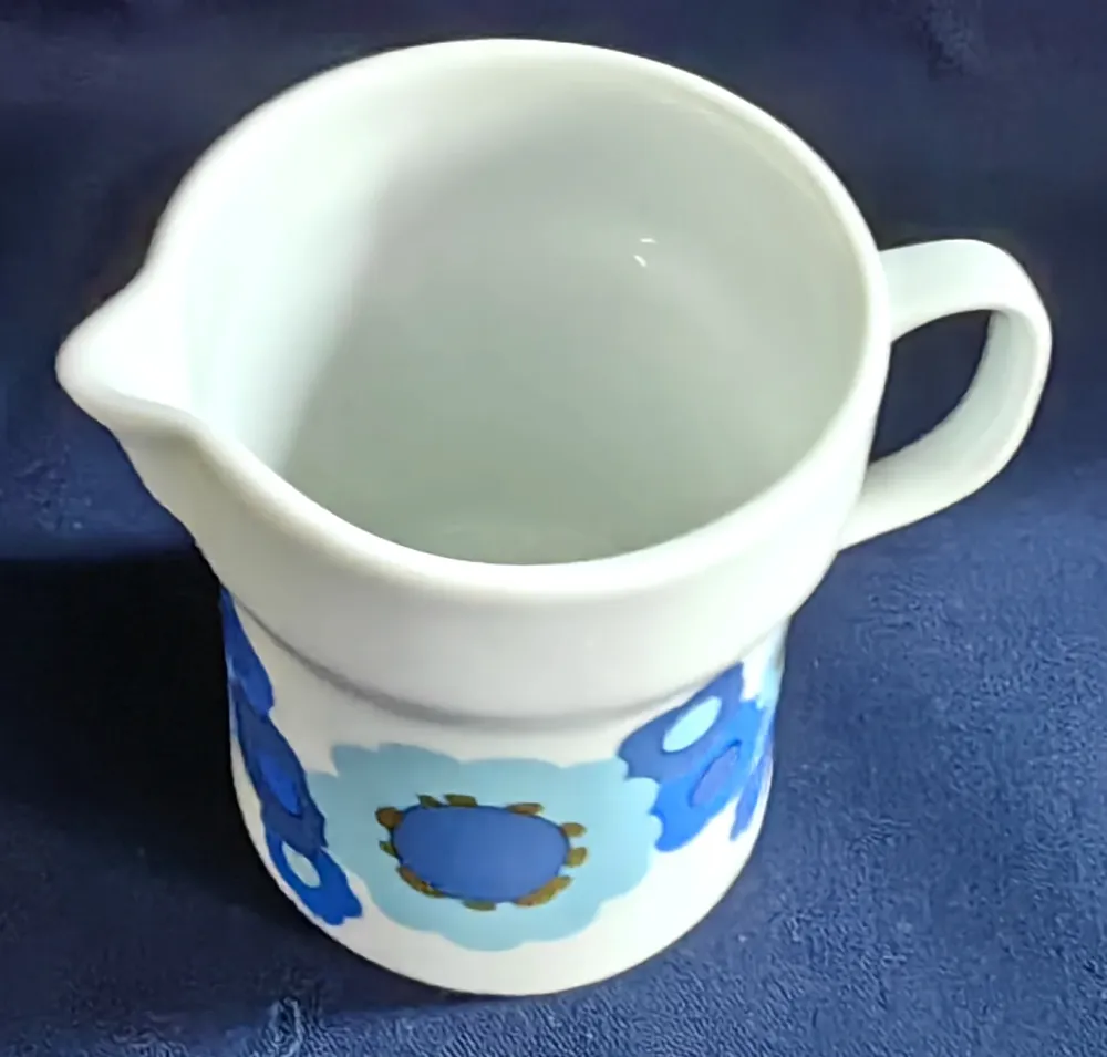 MILCHKÄNNCHEN - Porzellan, Flora Blumenblüten Pflanzen Motiv Dekor
