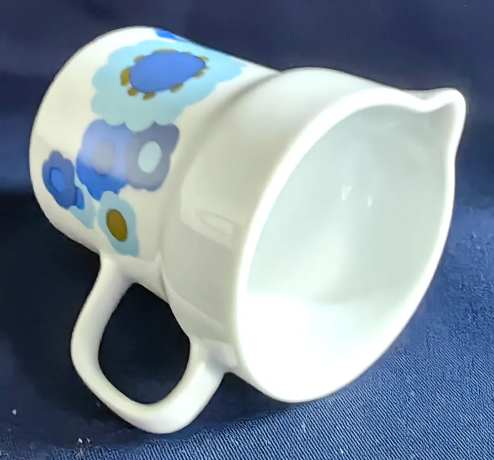 MILCHKÄNNCHEN - Porzellan, Flora Blumenblüten Pflanzen Motiv Dekor