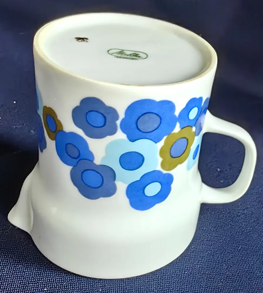 MILCHKÄNNCHEN - Porzellan, Flora Blumenblüten Pflanzen Motiv Dekor