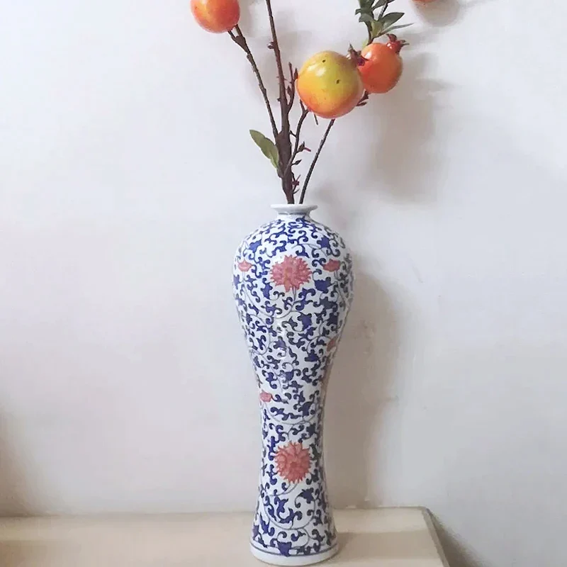 Mini Blume Vase Keramik Blau Und Weiß Vase Wohnkultur Wohnzimmer Dekoration Tisch Schreibtisch Kunst Chinesische Emaille V...
