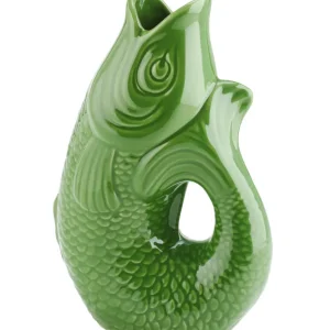 Monsieur Carafon, Fisch, Vase, S, green bay, 1,2 Liter