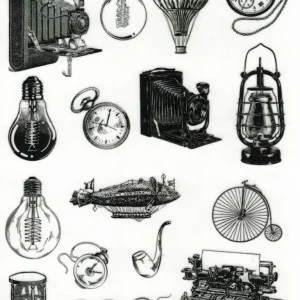 Motiv Transparentpapier A4 - Old objects