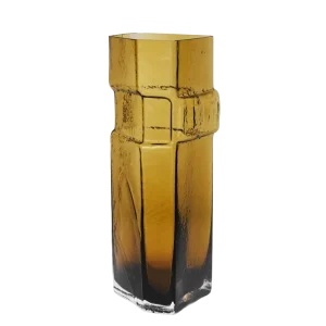 Muro Vase - Large - Recycled Amber